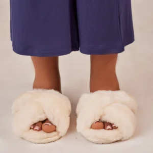 Blush Fur slides